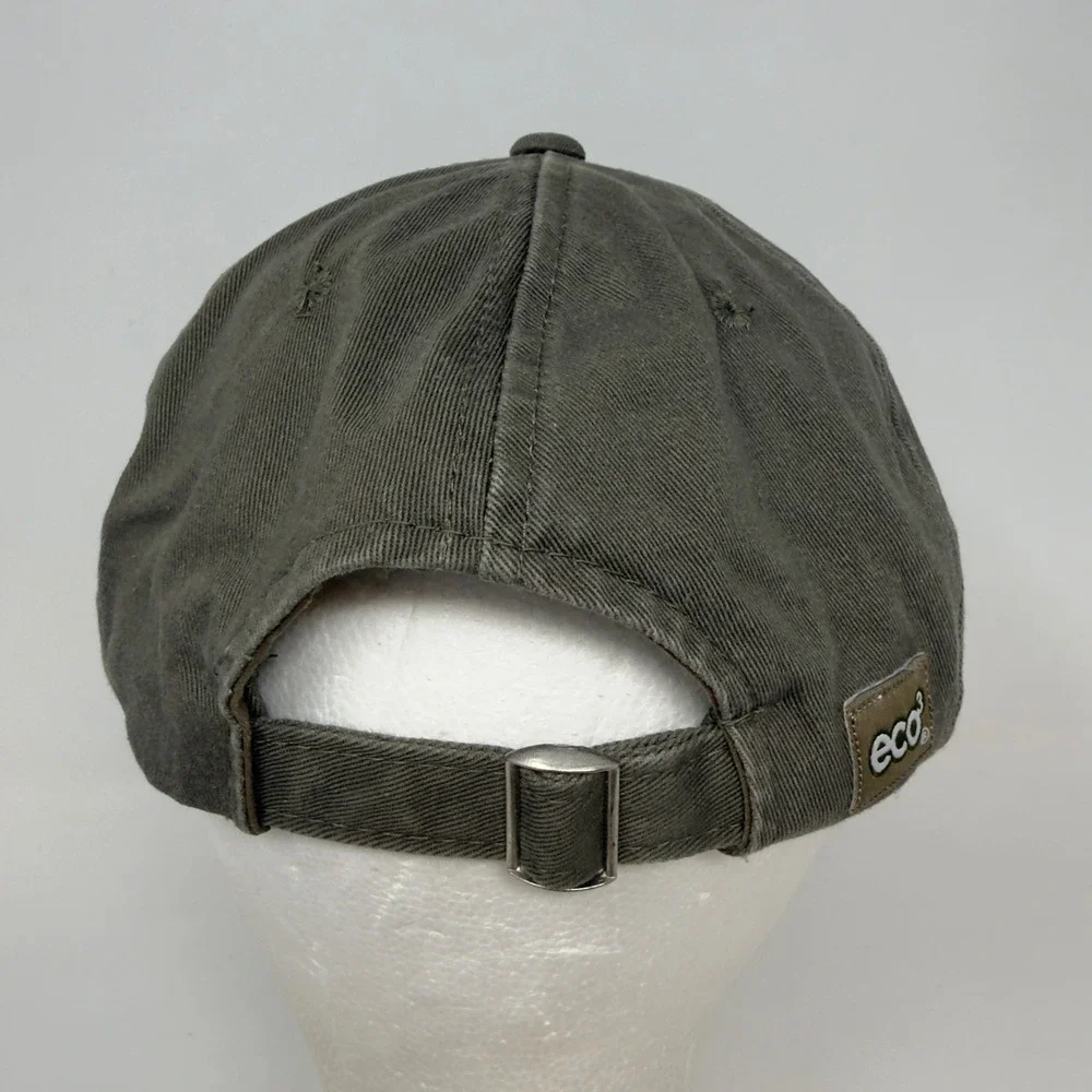 Yosemite Half‎ Dome Embroidered Baseball Cap Khaki Green Cotton Adjustable Eco3